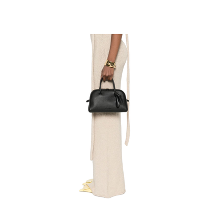 Le Petit Turismo Grained Calfskin Bowling Bag - Black
