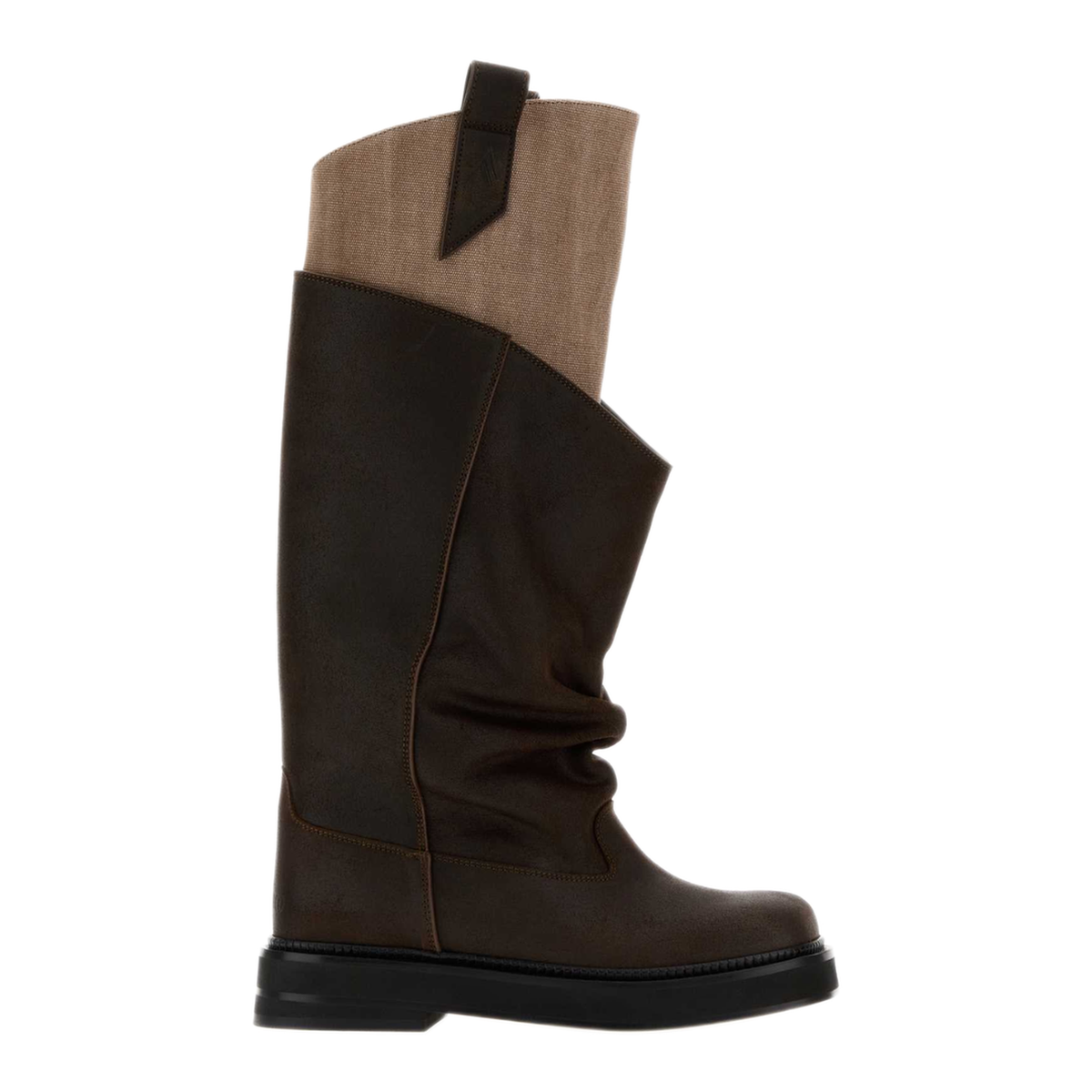 MAYFEYR - The Attico - Chocolate Leather New Robin Passeggiata Boots - 261WSH00902MIX124AA215