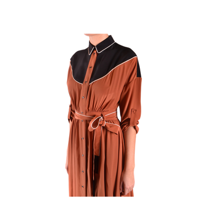 MAYFEYR - L.A L.A TEX - Dress Rust - 08222284450ITA