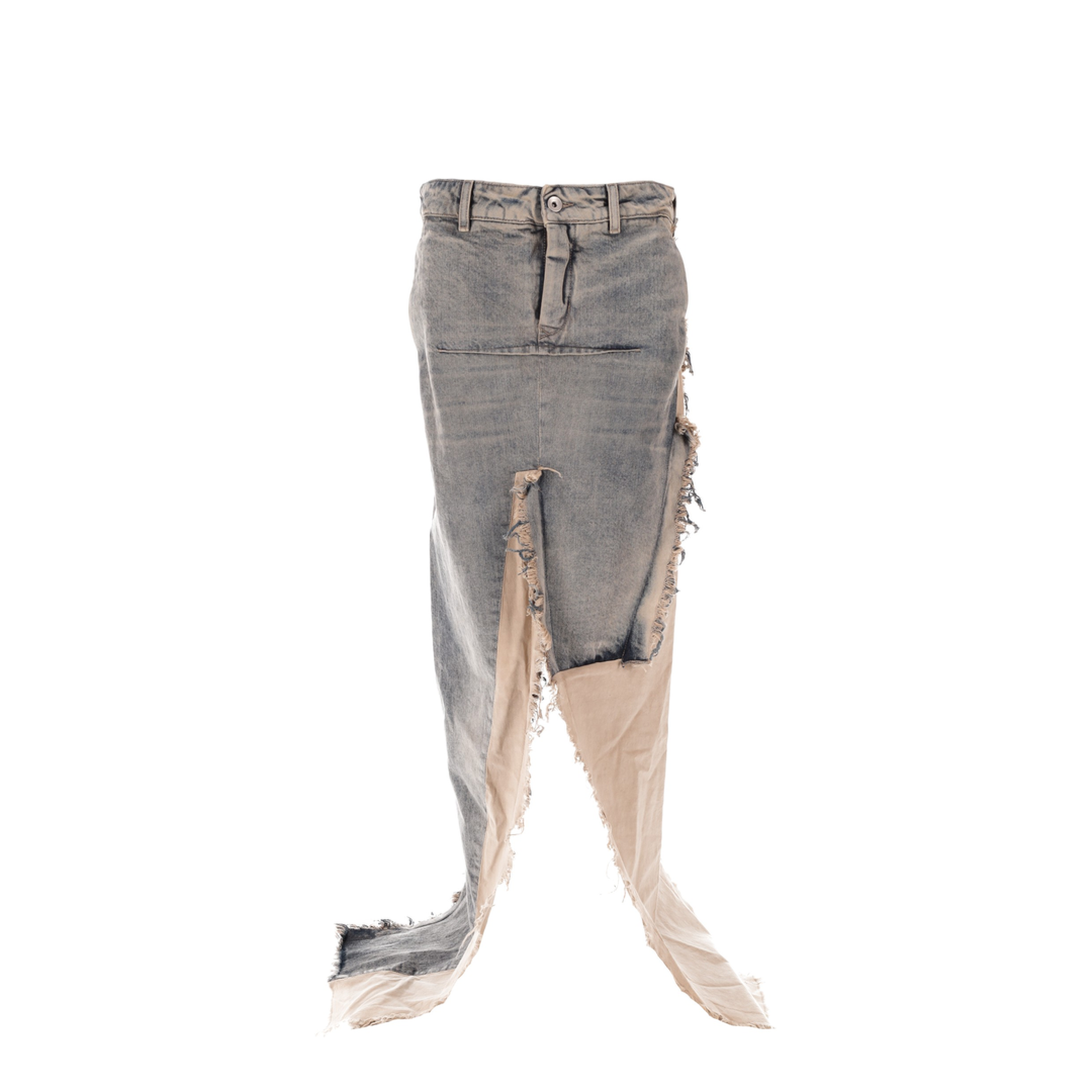 MAYFEYR - Rick Owens - Denim Sliced Skirt - RO02E4393DW76217621