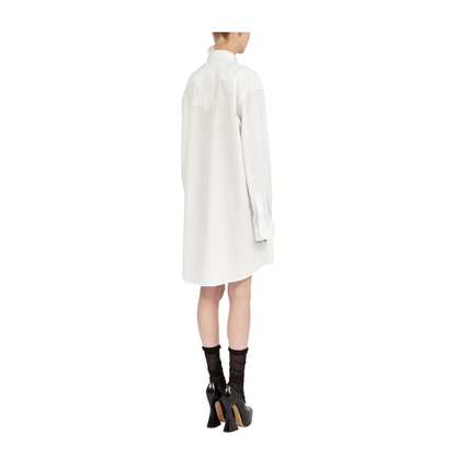 White Cotton Poplin Shirt