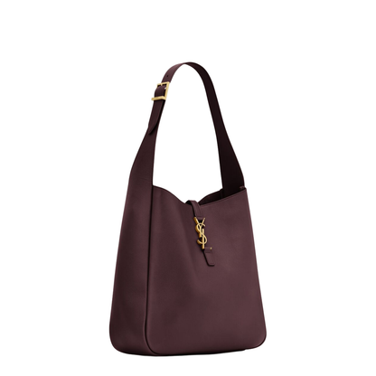 Le 5 à 7 Large Leather Shoulder Bags - Burgundy