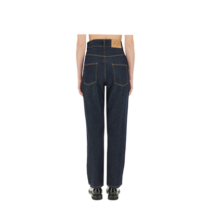 "LAUREL CROWN PATCH" DENIM PANTS