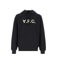 Black Stretch Cotton Sweatshirt