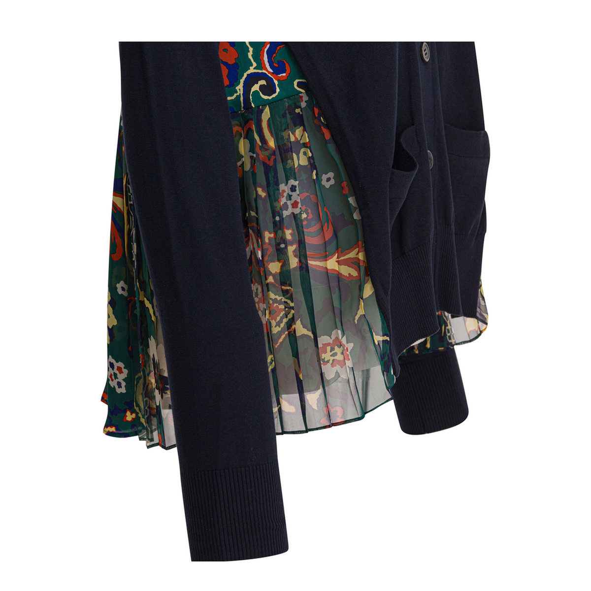 MAYFEYR - Sacai - Floral Print Cardigan - 2507986213