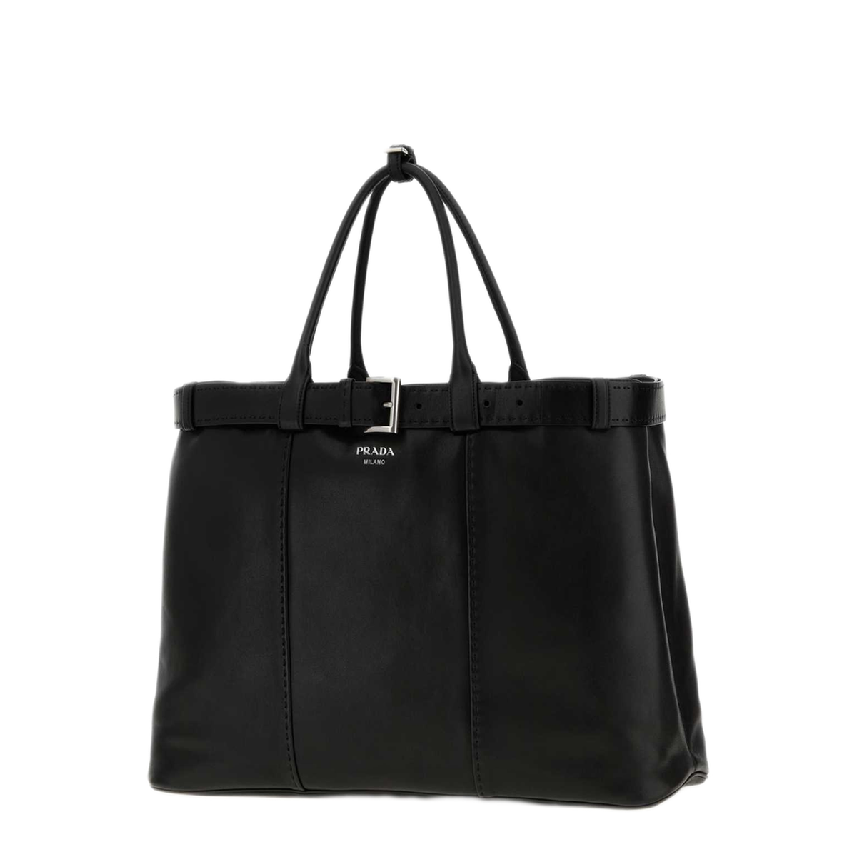 MAYFEYR - Prada - Black Leather Large Handbag - 2VG126VOJO2ZQ4F0002