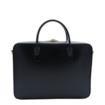 Sac de Jour Large Calfskin Bowler Bag - Black