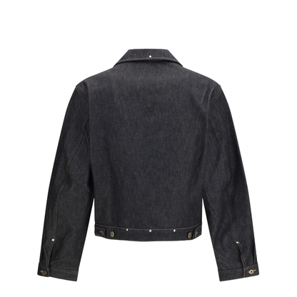 MAYFEYR - Lemaire - Trucker Denim Jacket With Studs - OW1234LD1061
