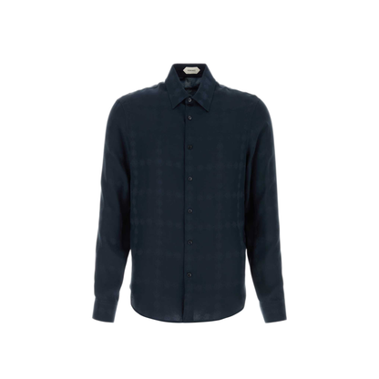 MAYFEYR - Versace - Midnight Blue Silk Shirt - 10173971A190271UI40