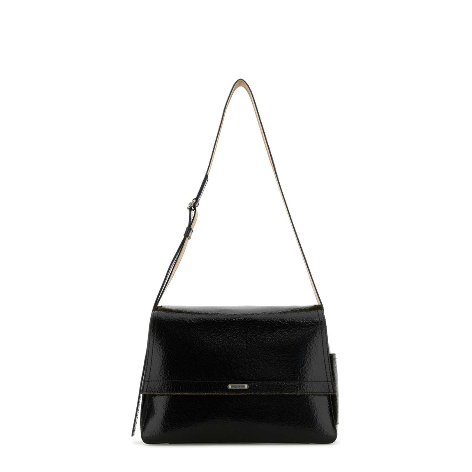 Black Leather The Slouch Crossbody Bag
