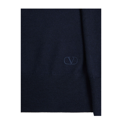 MAYFEYR - Valentino - Wool Jumper With Vlogo Embroidery - VKC38PBH9598