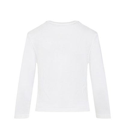 Cardigan With Crochet Flower