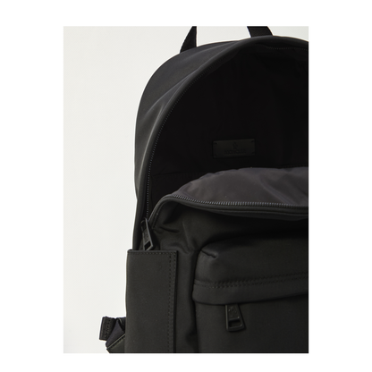 New Pierrick Metal Logo Backpack - Black