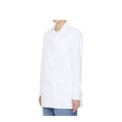 Double-Breasted Blazer - White