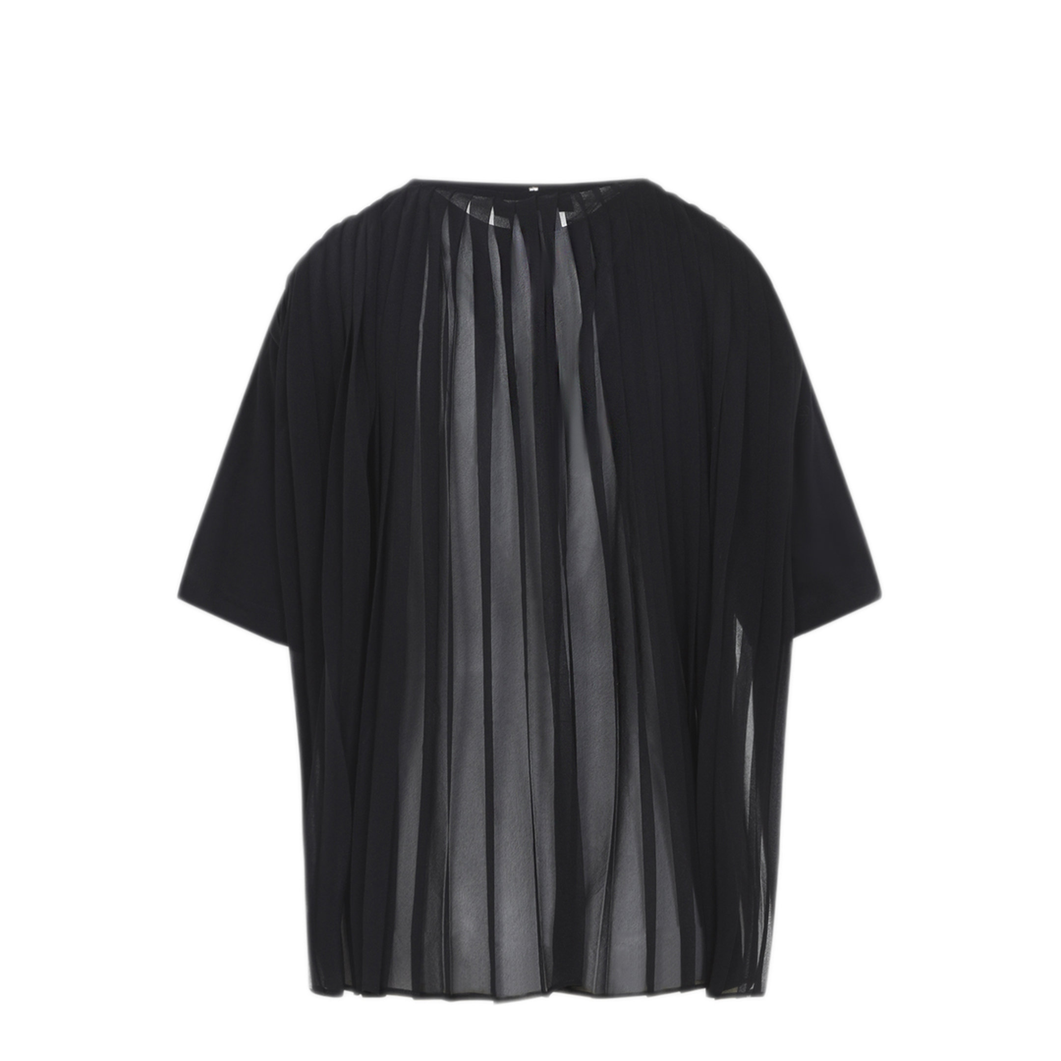 MAYFEYR - Sportmax - Spiga Black Cotton T Shirt - 2612941041600002