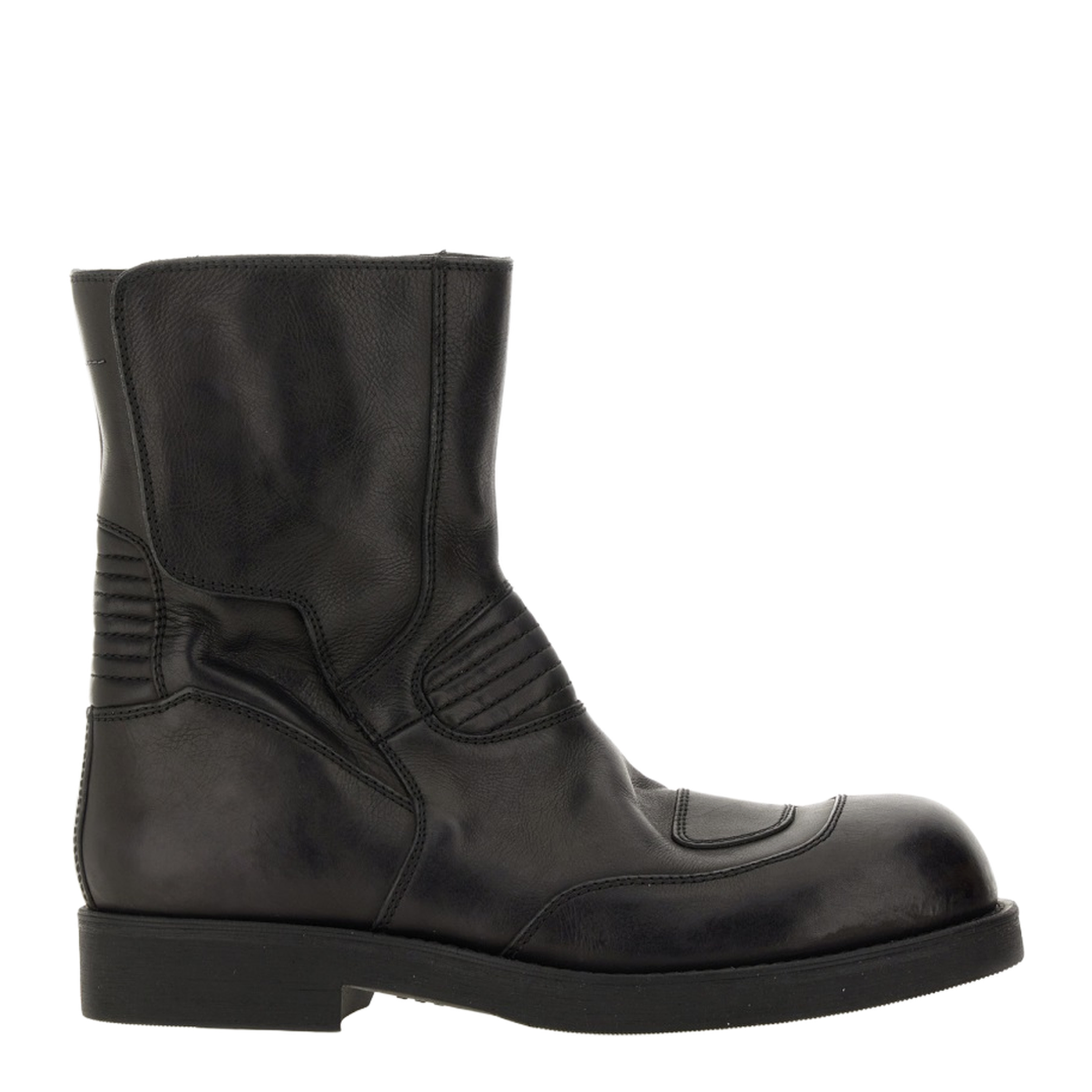 Leather Biker Boot
