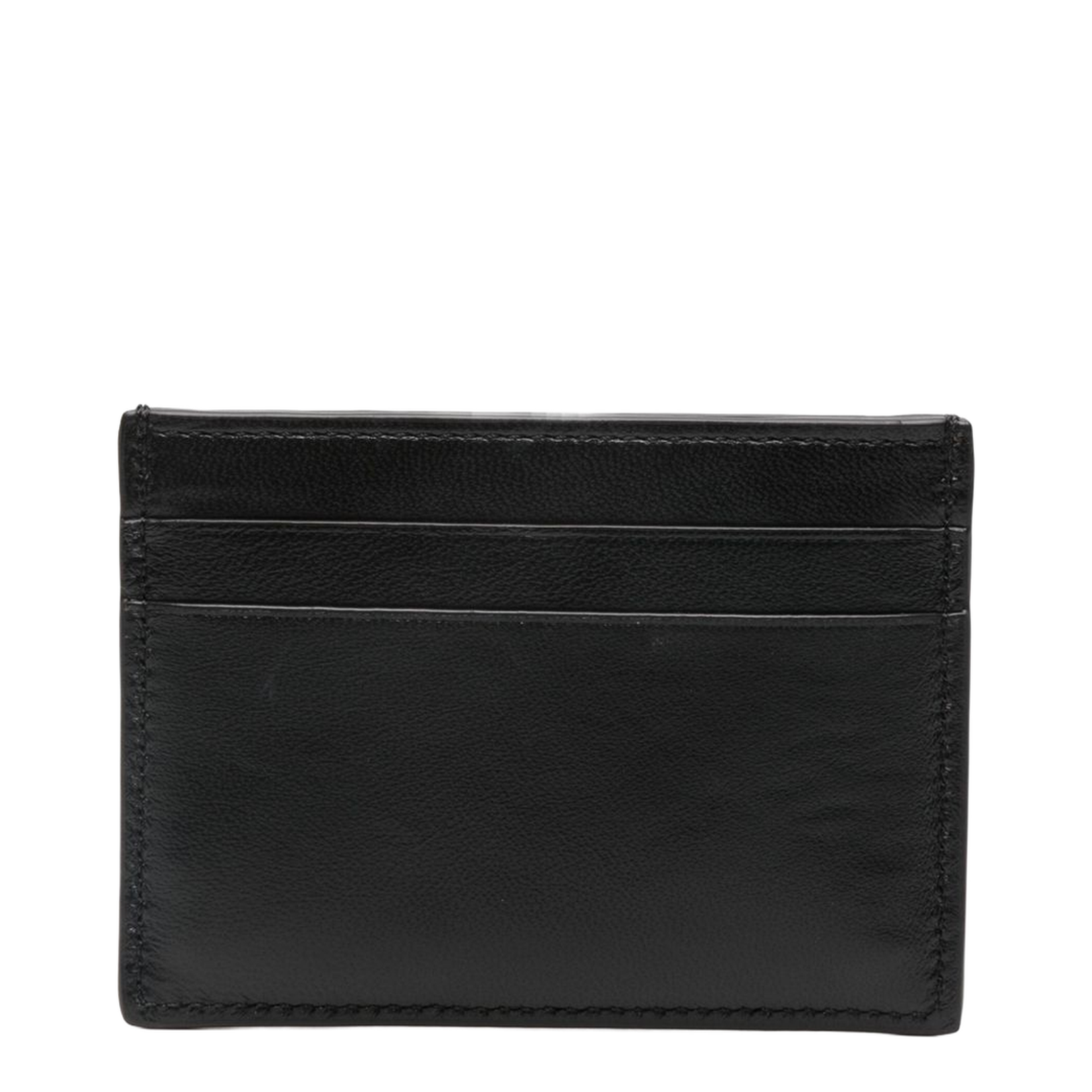 Puffer Anagram Plain Cardholder in Shiny Nappa Calfskin