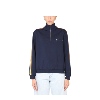 Sweatshirt With Front Zipper