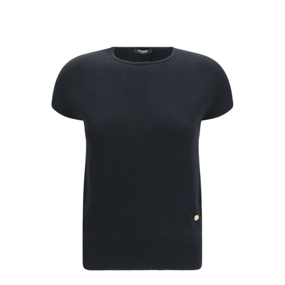 MAYFEYR - Balmain - Sleeveless Wool And Cashmere Sweater - HF1ALB45KI87