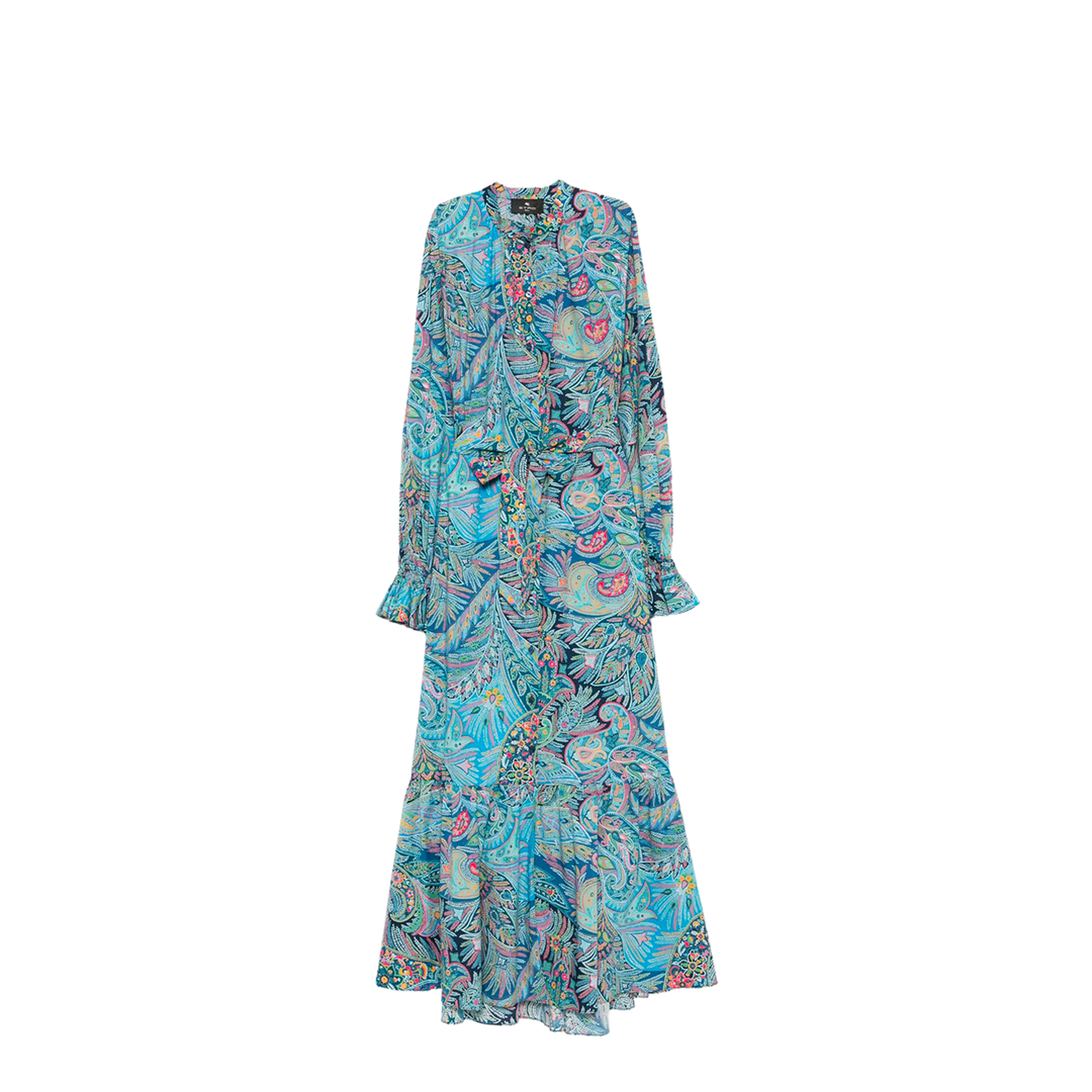 MAYFEYR - Etro - Paisley Print Cotton-Blend Shirt Dress - WRHA063199SAEI4