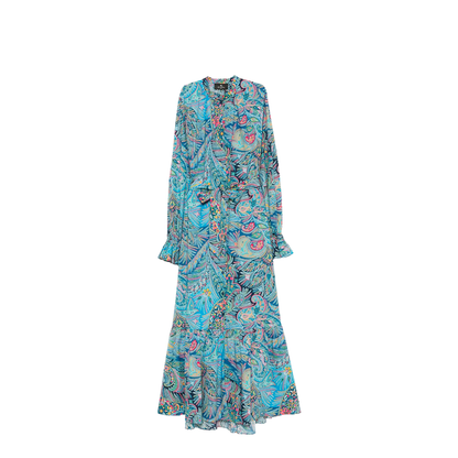 MAYFEYR - Etro - Paisley Print Cotton-Blend Shirt Dress - WRHA063199SAEI4