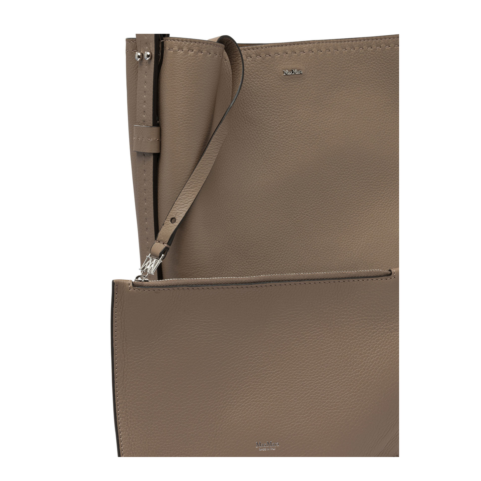 Brown Cow Leather Shoulder Bag