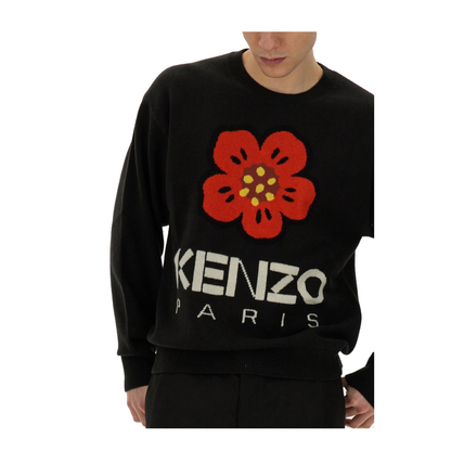 Jersey with Embroidery Boke Flower