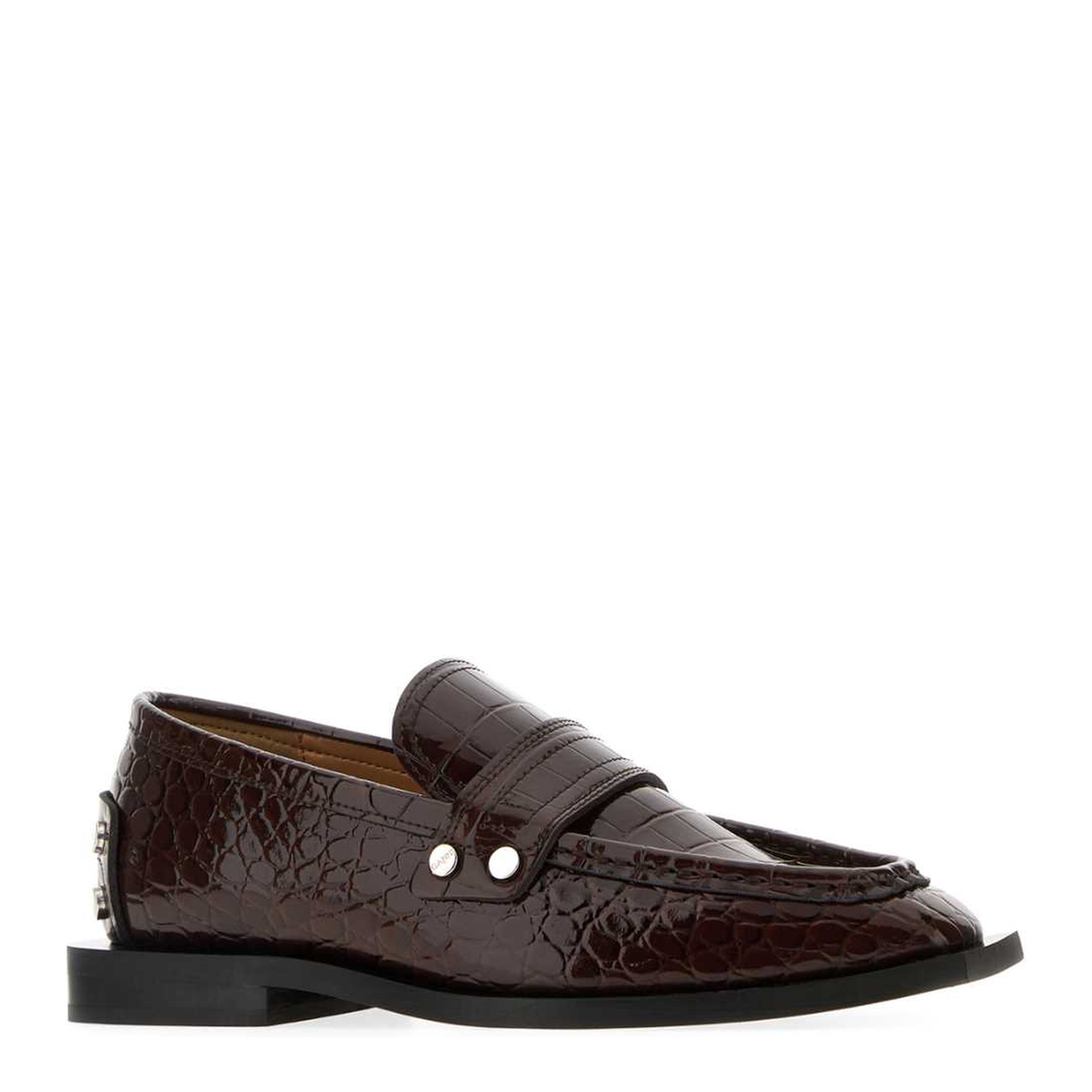 MAYFEYR - Ganni - Brown Synthetic Leather Loafers - S3116890