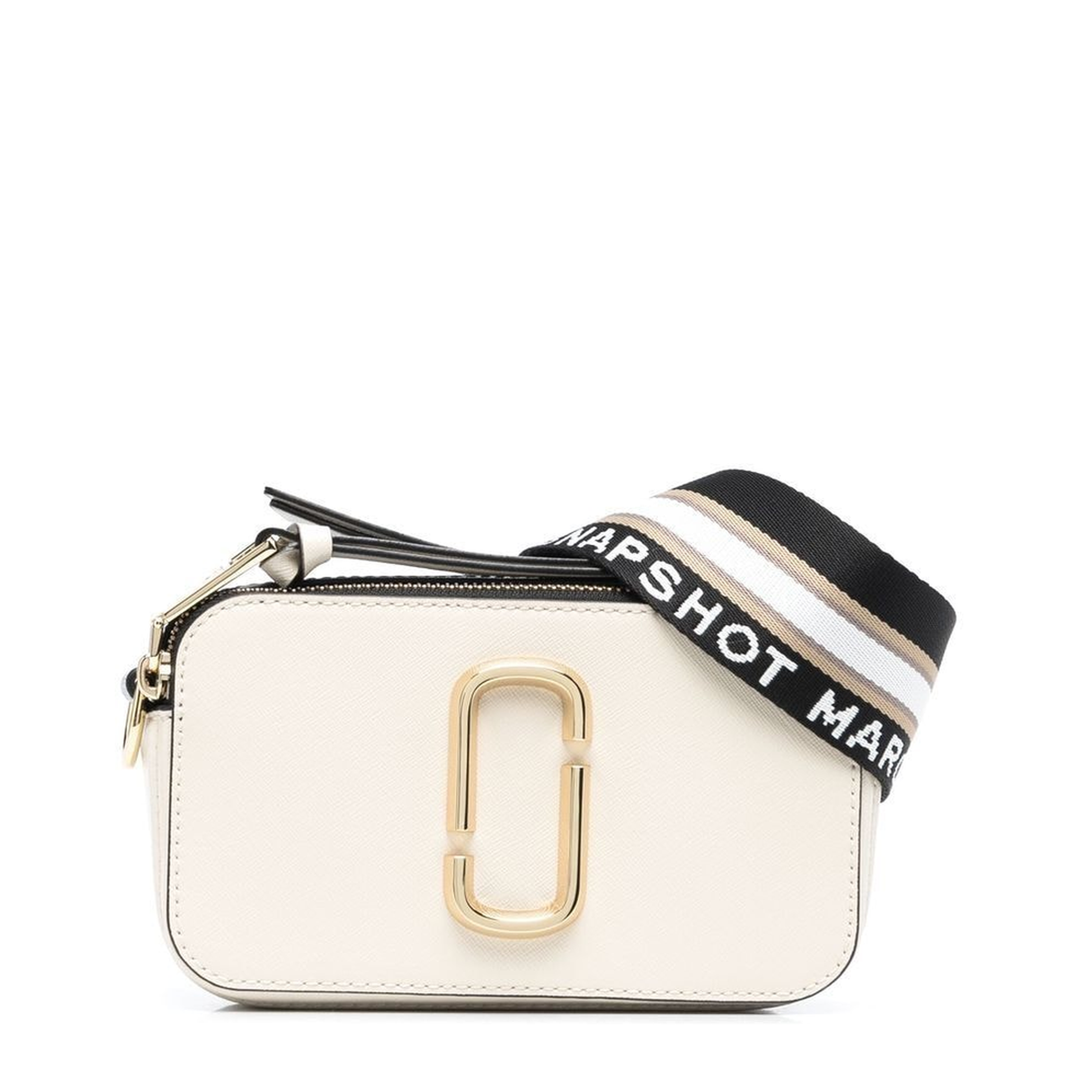 The Snapshot Mini Saffiano Leather Camera Bag - New Cloud White Multi