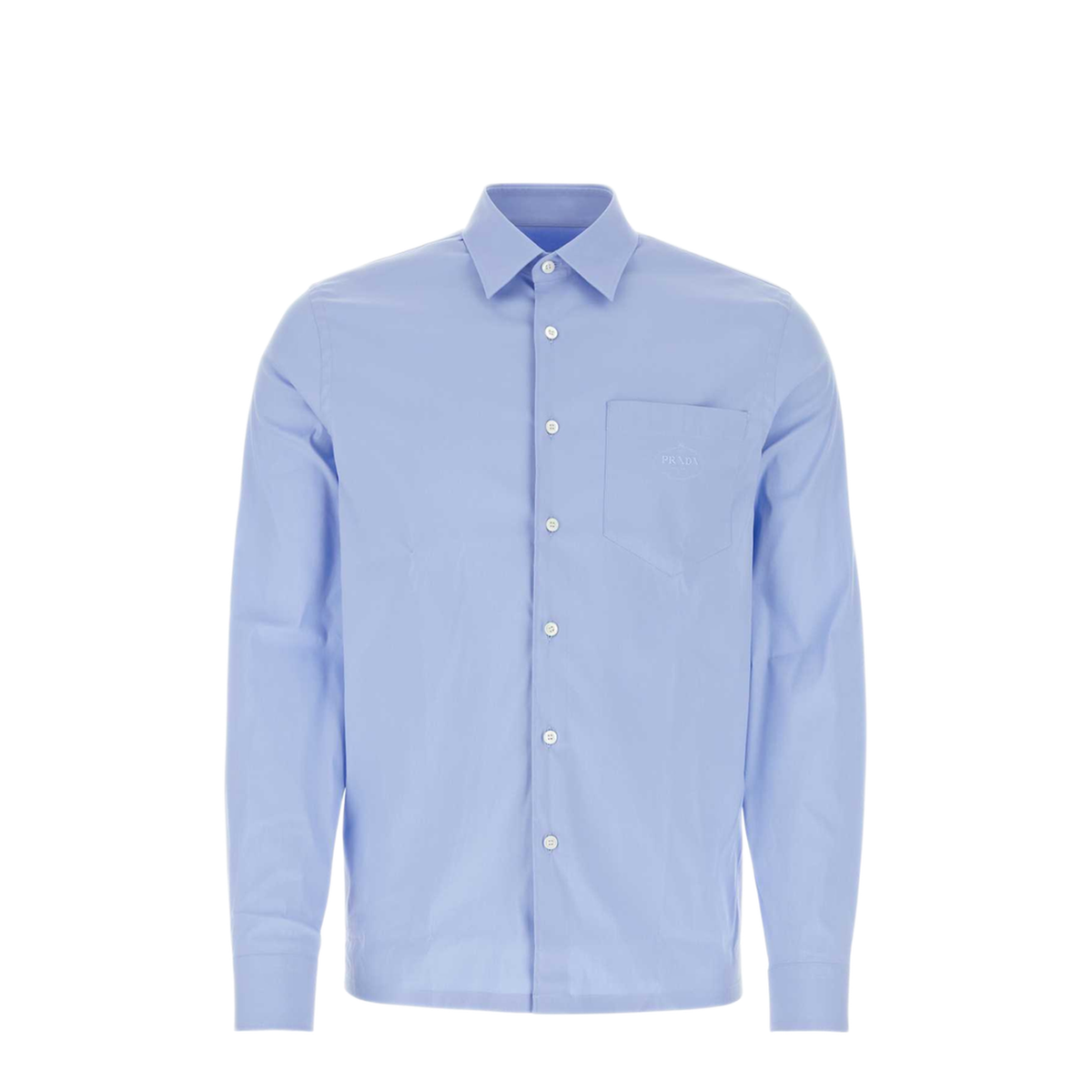 MAYFEYR - Prada - Powder Blue Poplin Shirt - UCN425S22113JYF0012