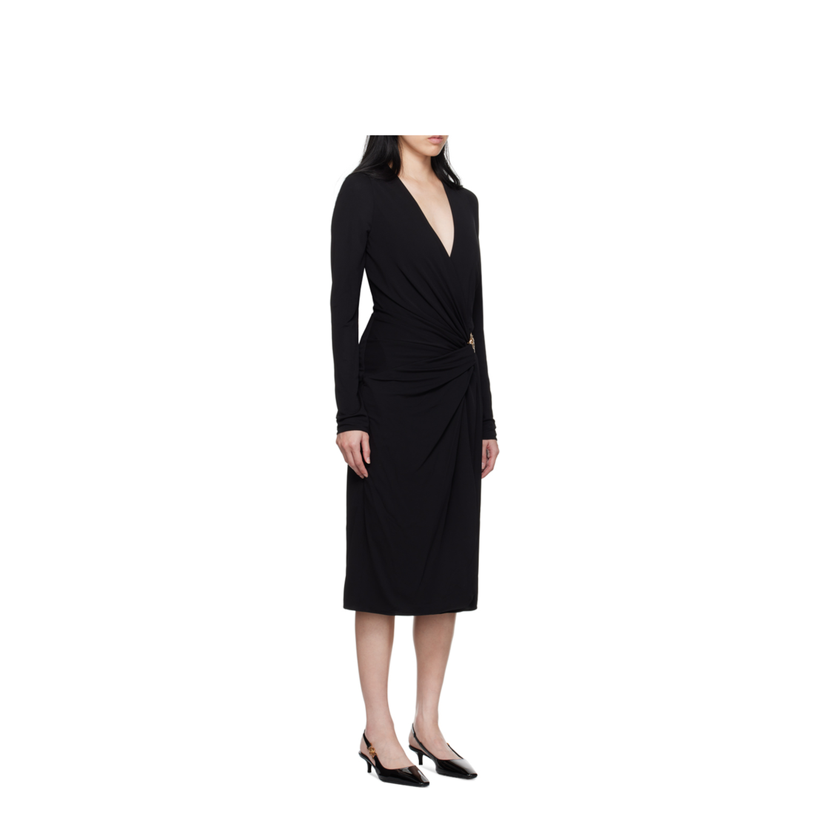 Black Stretch Viscose Dress