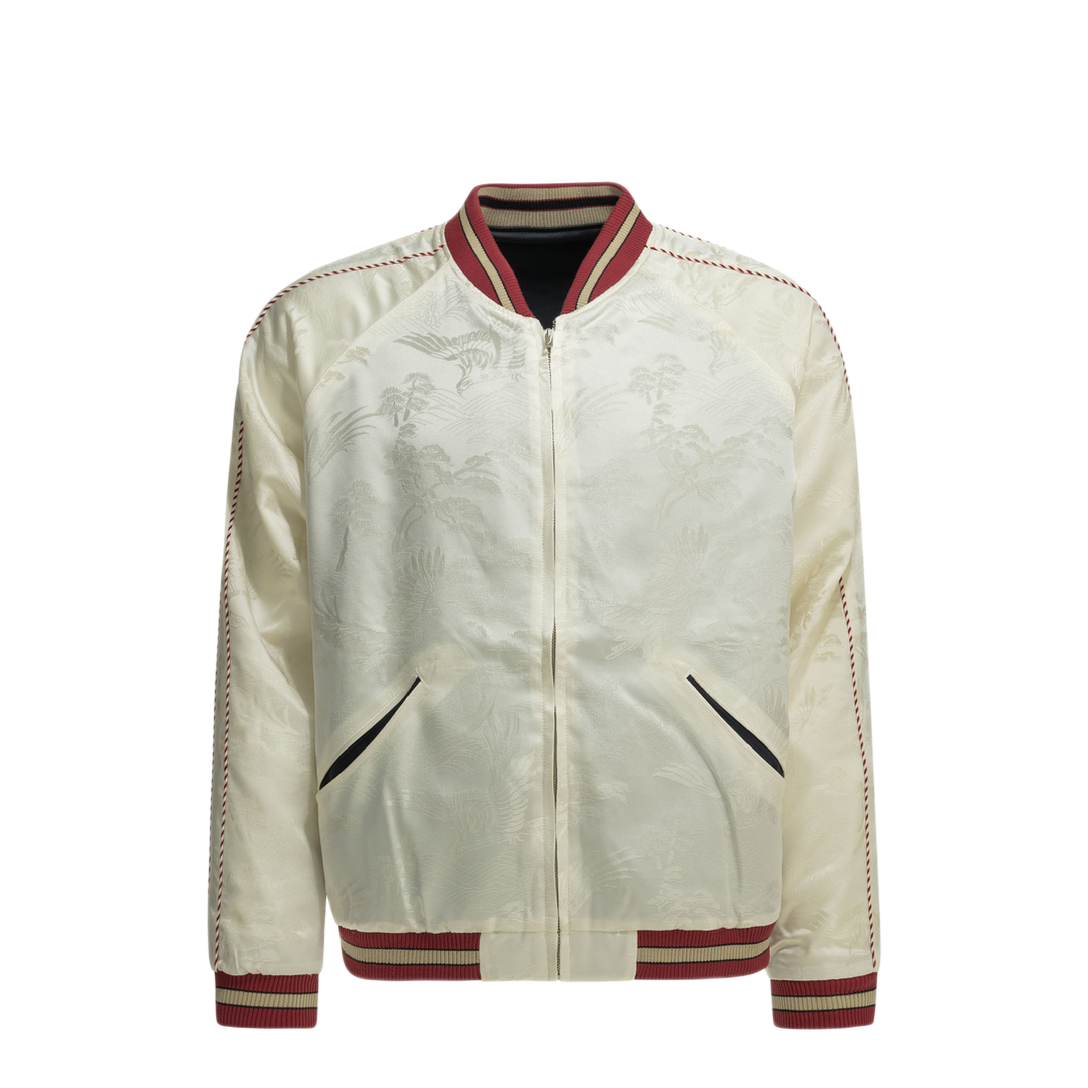 MAYFEYR - Beams Plus - Oriental Reversible Bomber Jacket - 3818091787401