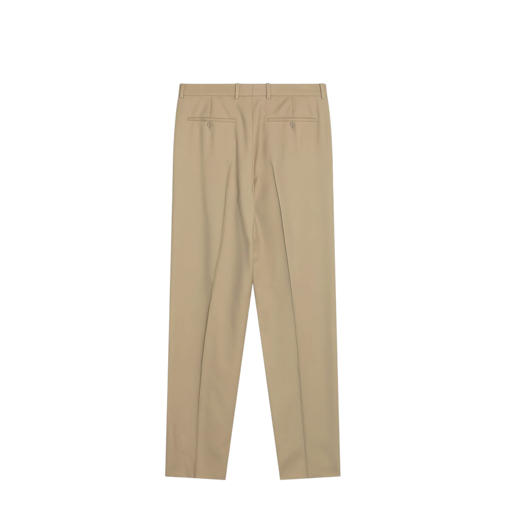 High-Waisted Pants in Wool Gabardine