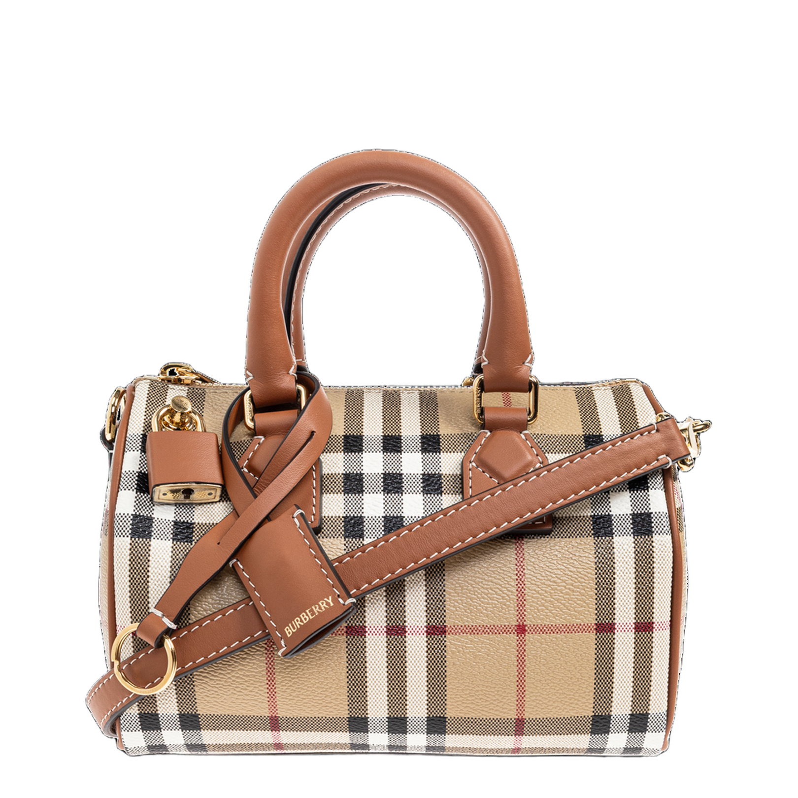 Mini Check Bowling Bag