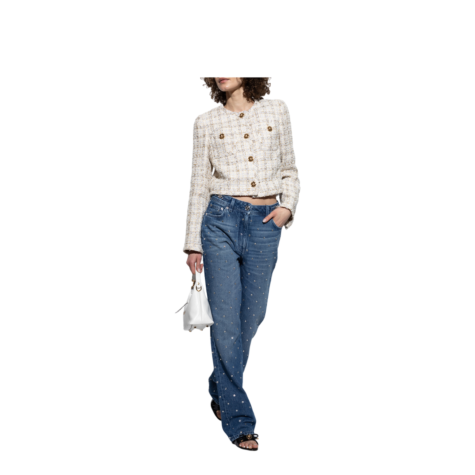 Multicolor Tweed Blazer