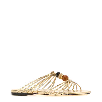 MAYFEYR - Jimmy Choo - Lova Mule Flat - LOVAMULEFLATIPRGOLDMIX