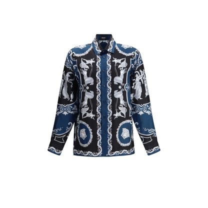 MAYFEYR - Versace - Regular-Fit Printed Silk Twill Shirt - 10194381A16096