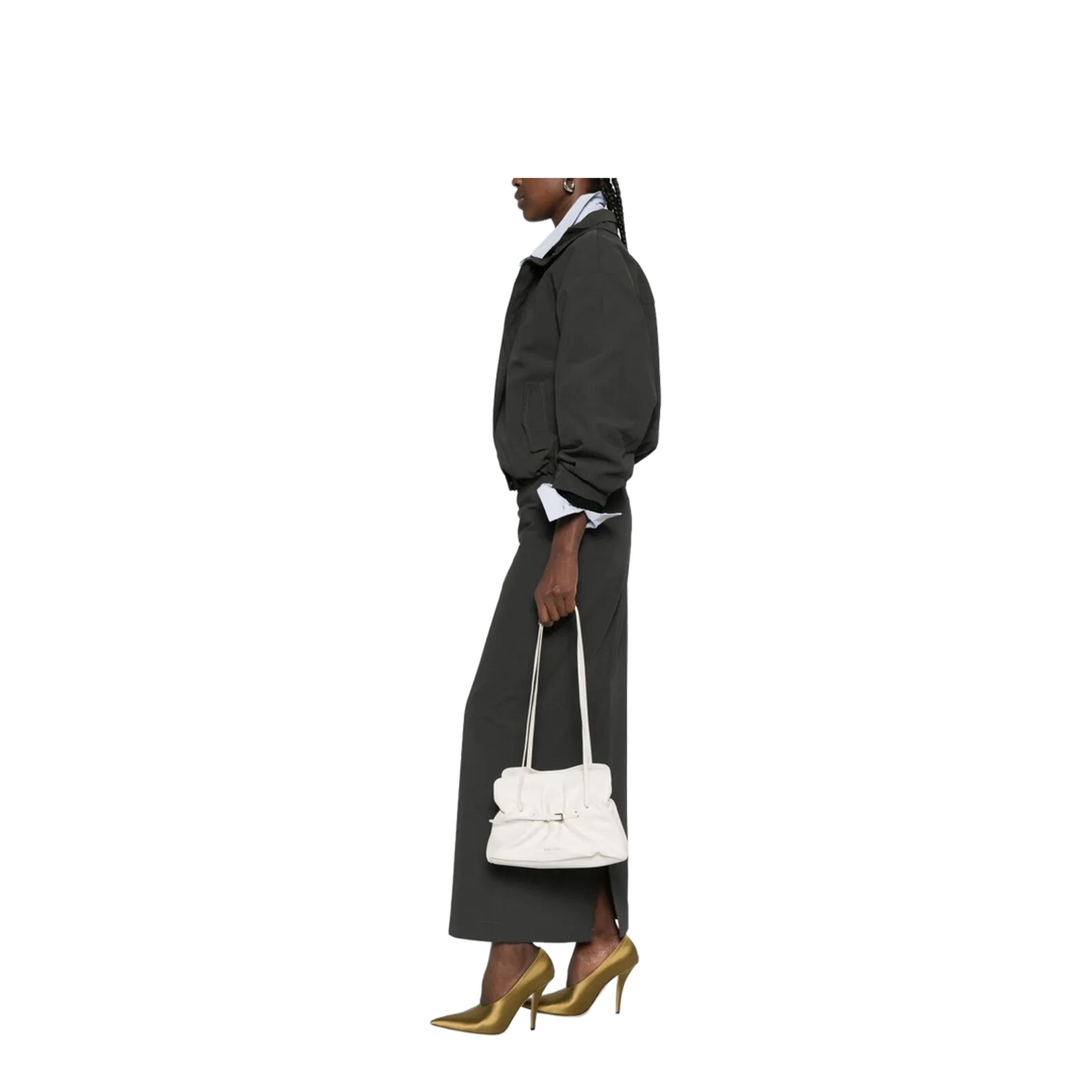 Black Small Dada Nappa Leather Bag