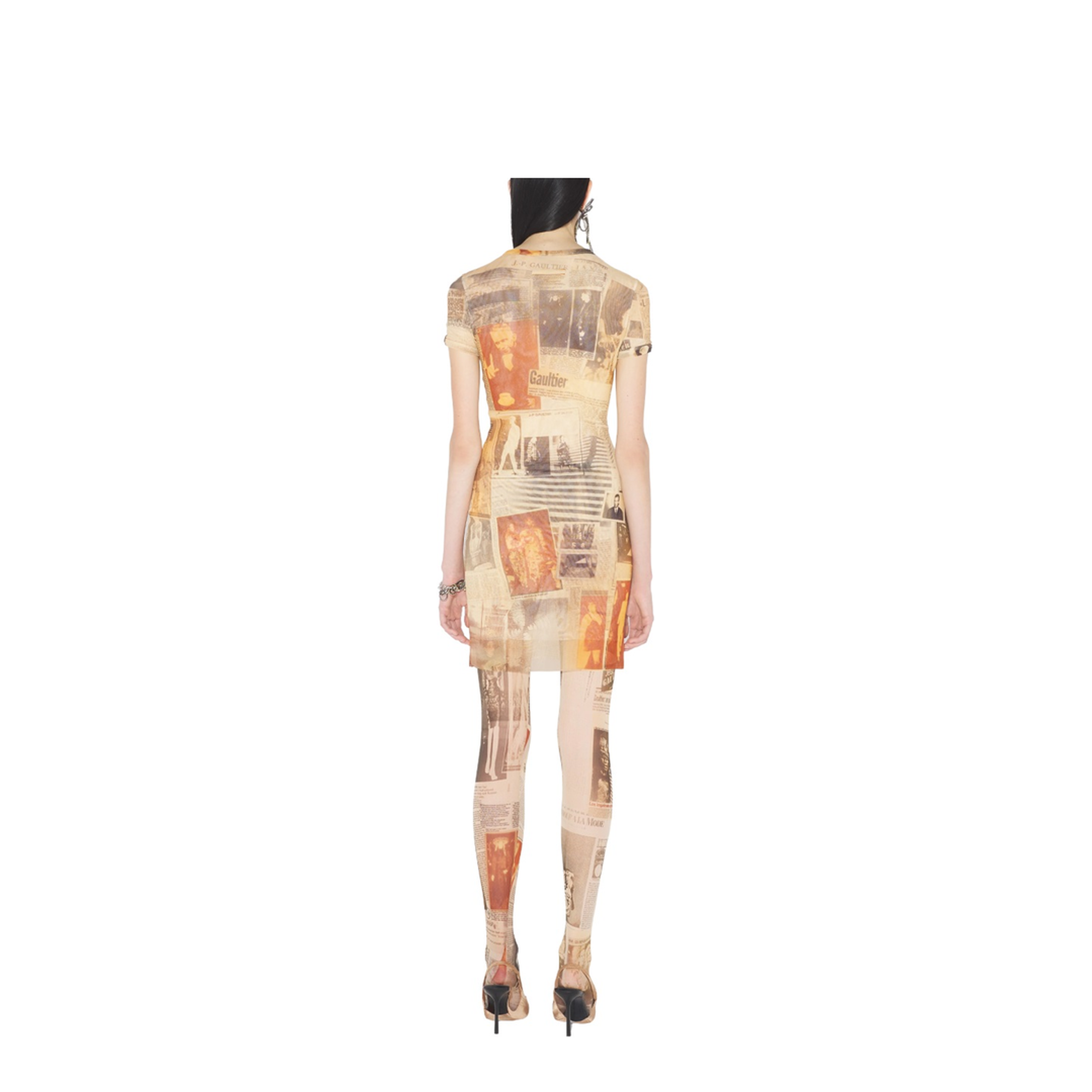 Journal Print Dress
