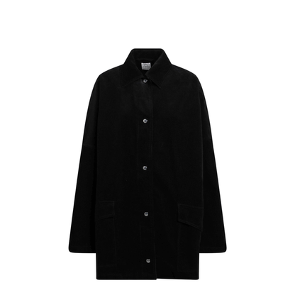 MAYFEYR - Toteme - Black Corduroy Overshirt Jacket - 261-WRO0269FB0554001
