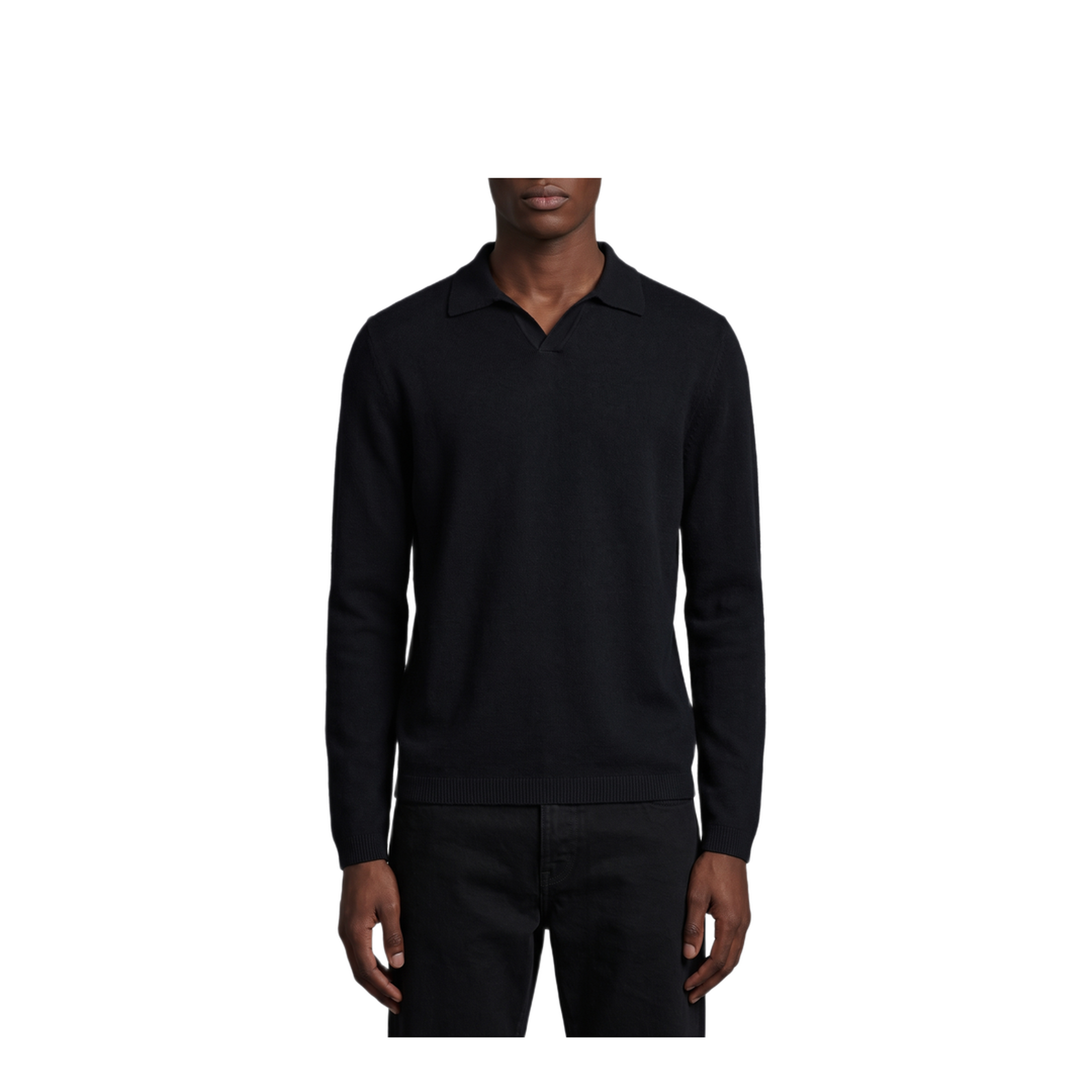 MAYFEYR - The Row - Black Ripley Polo Shirt - R000411Y166BLK