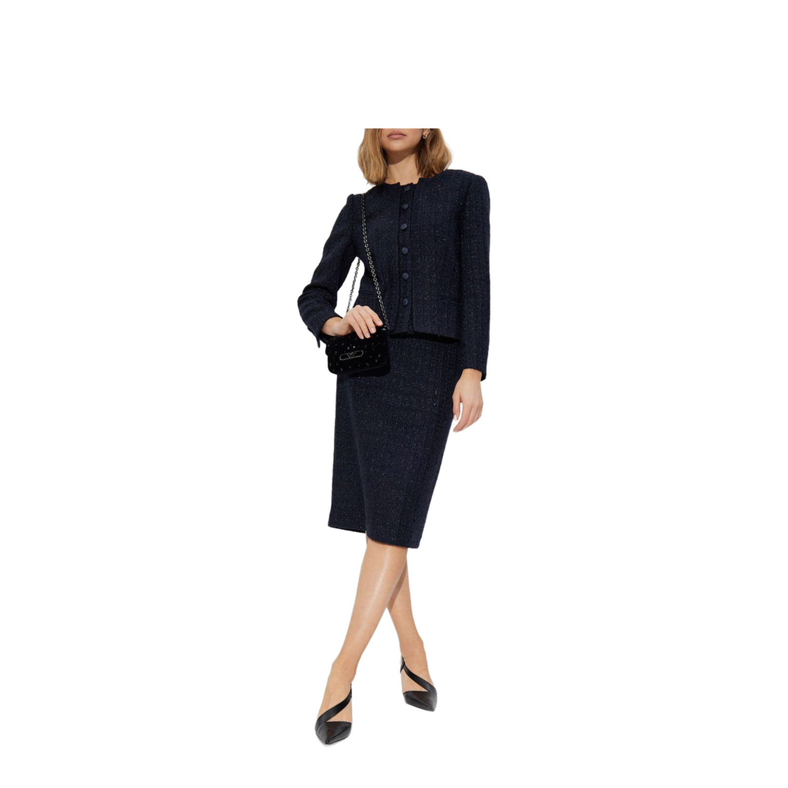 Lurex Tweed Jacket