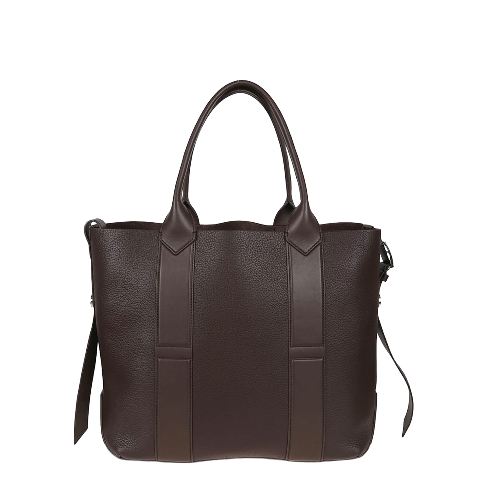 Script Shopping Bag Medium Brown