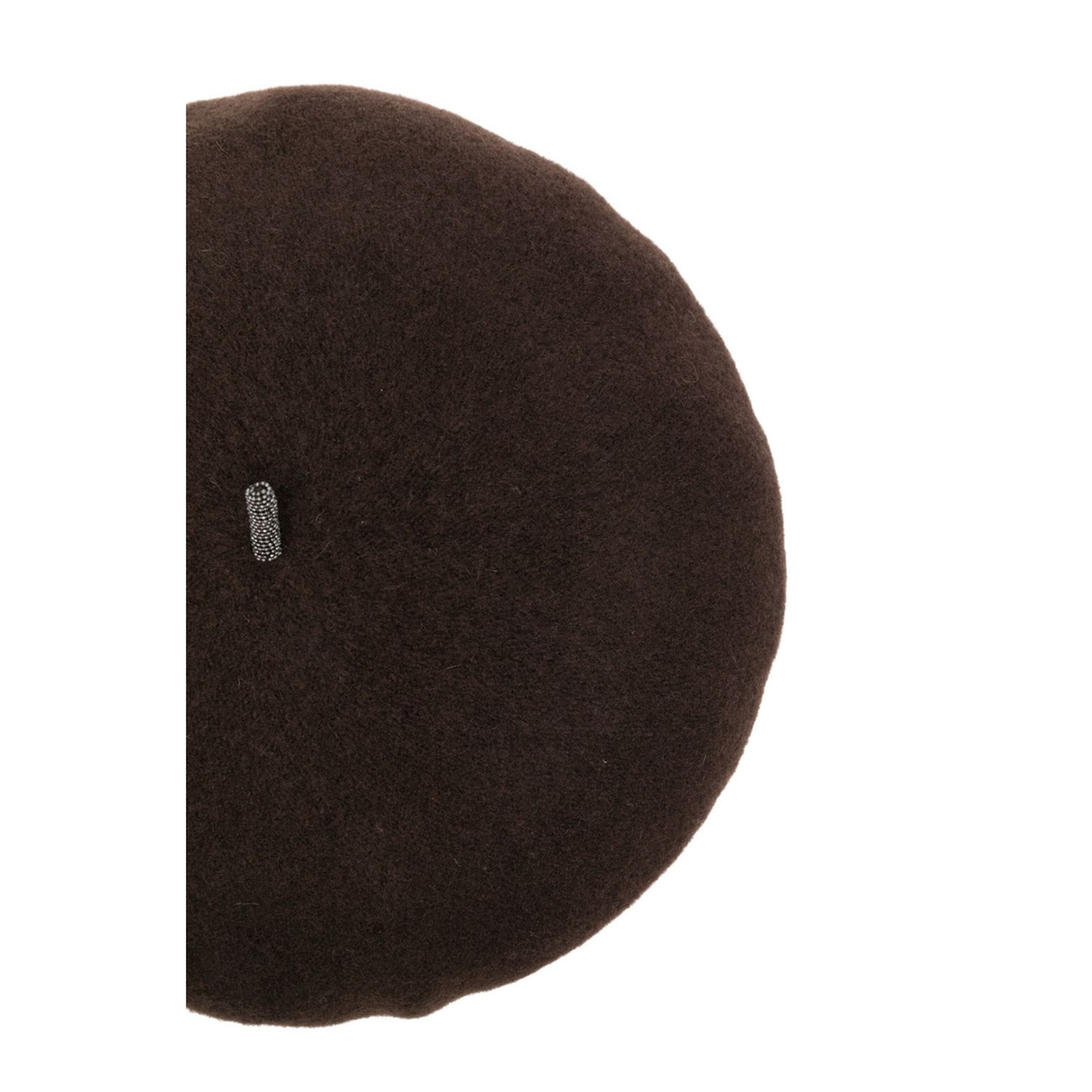 Chocolate Brown Wool Brushed Finish Hat