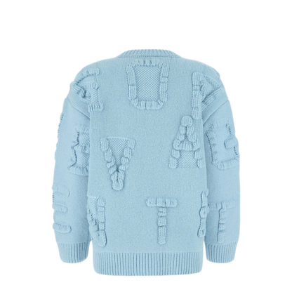 MAYFEYR - Bottega Veneta - Light Blue Oversize Sweater - 707883V26T08955
