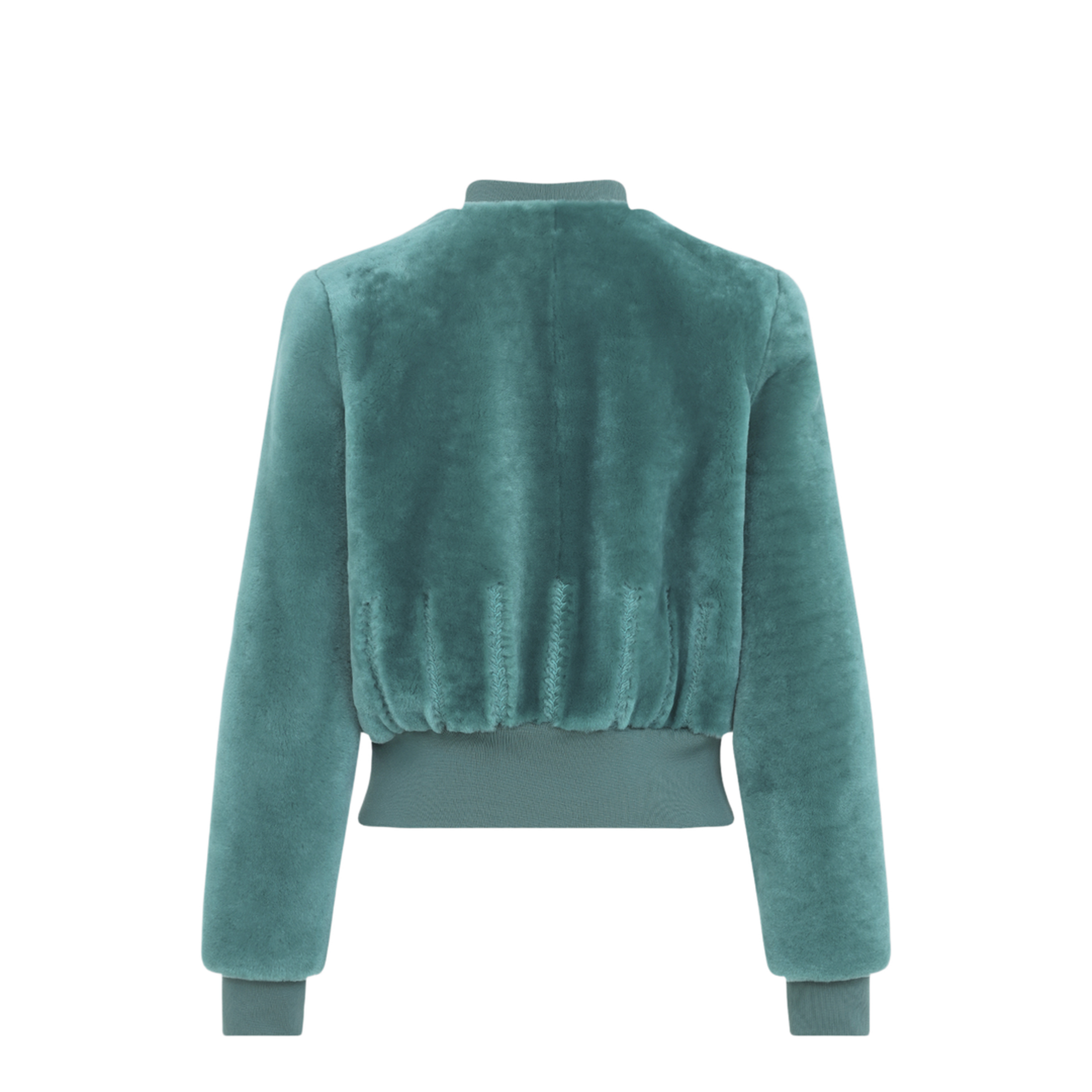 MAYFEYR - Alexander Mcqueen - Cropped Shearling Bomber Jacket - 876466Q5AR0