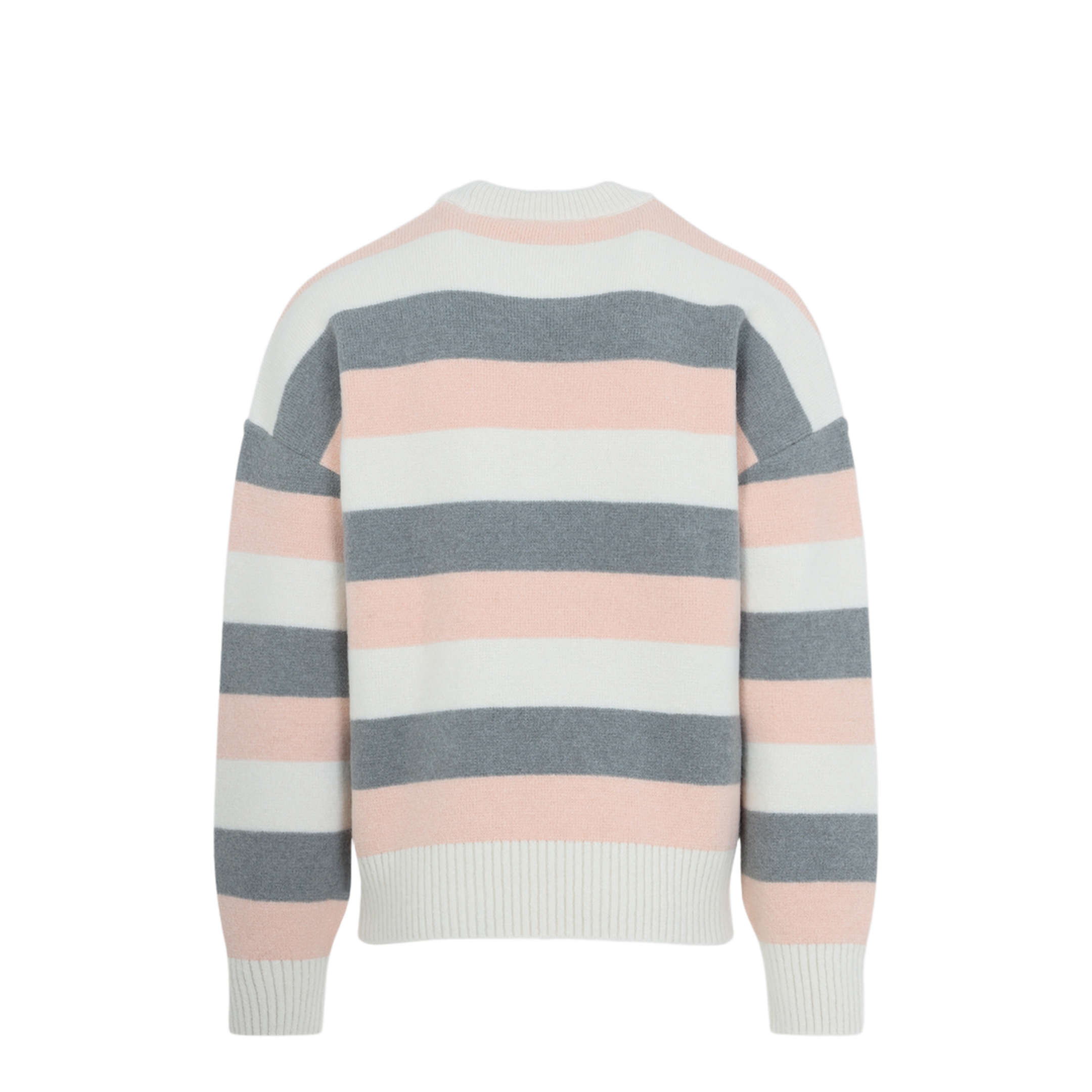 MAYFEYR - Ami Paris - Striped Crewneck Sweater - UKS841KN0126