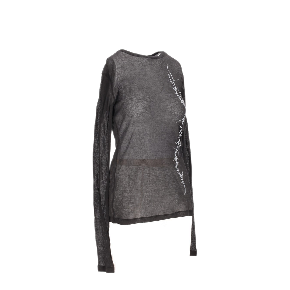 MAYFEYR - ANN DEMEULEMEESTER - Fiene Slim Fit Long Sleeve T Shirt Thorns Print - B0012329FA434099
