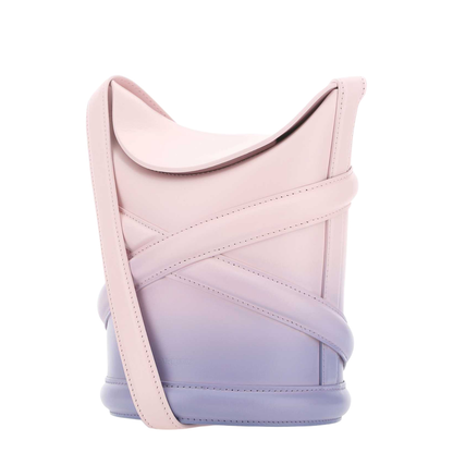 Two-tone Leather The Curve Bucket Bag