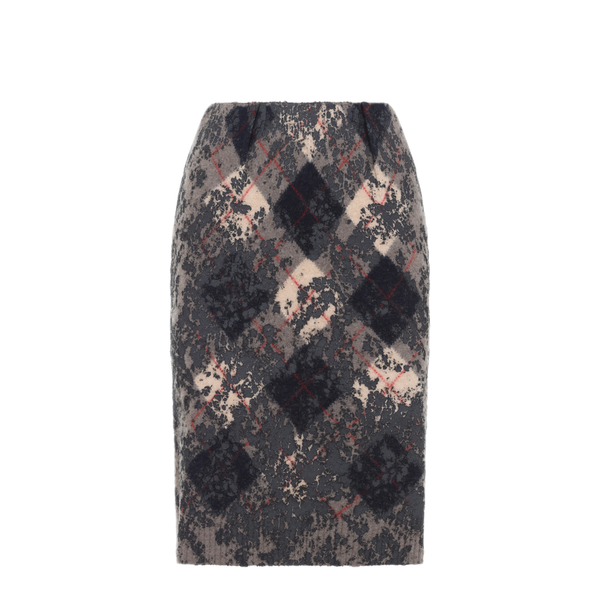 MAYFEYR - Maison Margiela - Argyle Knitwear Midi Skirt - S29ME0051M13339002S